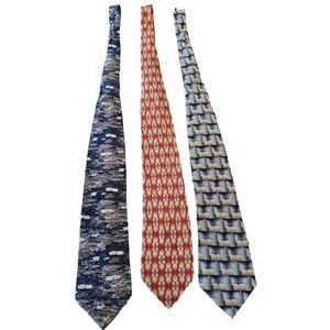 Lot of 3 grateful dead, Nordstrom, kolte silk ties professional career casual